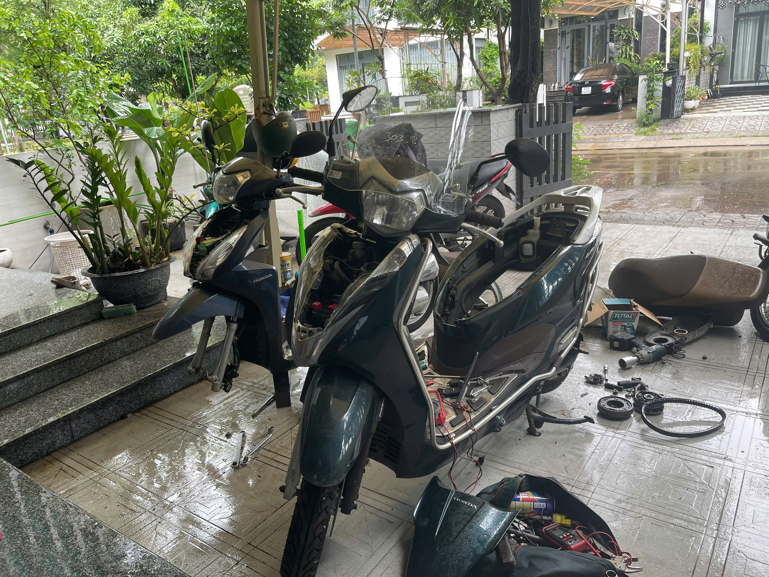 Khu vực hỗ trợ cứu hộ xe máy Bình Thạnh